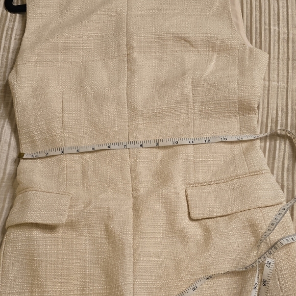 Rag & Bone Cream Textured Mini Dress - Picture 12 of 16